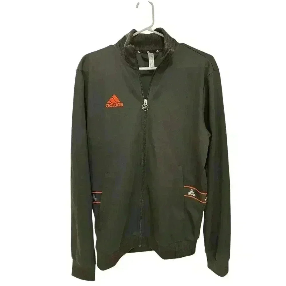 Adidas Track Jacket in Green, Size M, Pre-Owned